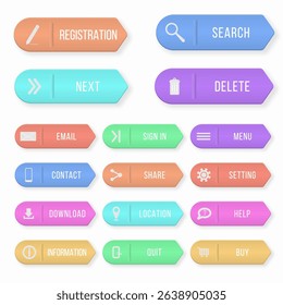 Click label for contact us sign icon phone help support badge web template info design button square navigation learn symbol vector sticker online