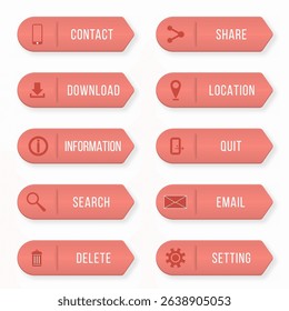 Click label for contact us sign icon phone help support badge web template info design button square navigation learn symbol vector sticker online