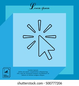 Click line Icon