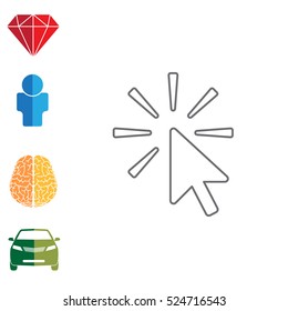 Click line Icon
