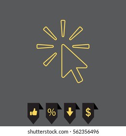 Click line Icon
