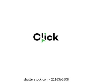 Click Logo Vector Design,  Click Symbol