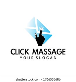 hacer clic en plantilla de diseño de logotipo de masaje