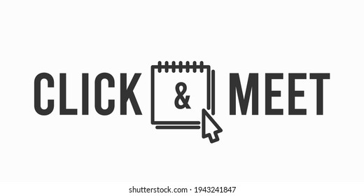 Hacer clic y conocer la ilustración del vector de voz