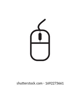 click, mouse icon vector illustration