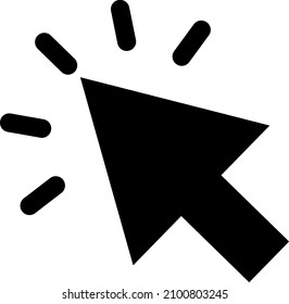 click of the mouse vectorial illustration icon 