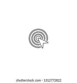 Click to pay isolated icon. - VECTOR