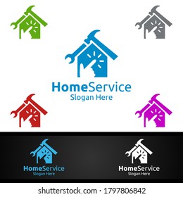 Click Real Estate and Fix Home Repair Services Logo