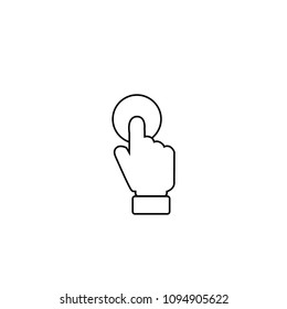 Click Round Icon