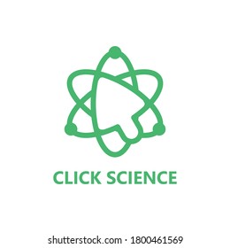 Click Science Logo Template Design Vector