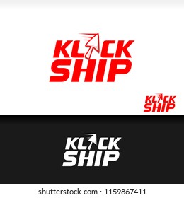 Click Shiping package Delivery logo