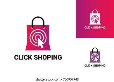 Click Shoping Logo Template Design