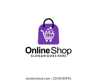 click shopping and collect order, icon, delivery services steps, receive order in pick up point, e-commerce business concept - editable stroke vector illustration