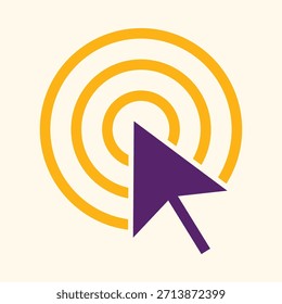 Hacer clic inteligente de moda de Vector colorido hermoso diseño útil ilustración de fondo colorido.eps