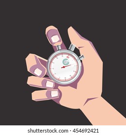 click stopwatch cartoon