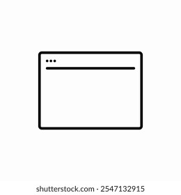 click tab icon vector sign