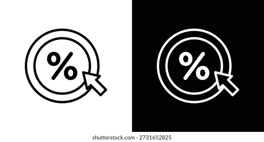 Clique através do ícone de taxa gráfico, traçado editável. Adequado para design de site, logotipo, aplicativo, modelo e ui ux.