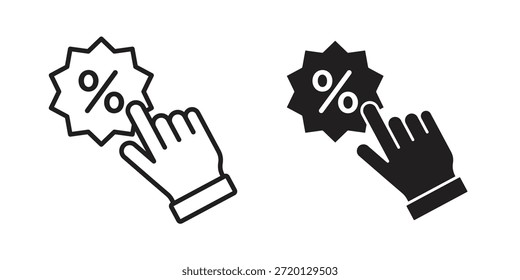 Hacer clic a través de la ilustración del icono de la tarifa, Vector de línea delgada, signo de Diseño web,