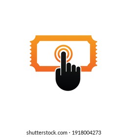 Click ticket logo template design