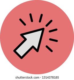 Click Vector Icon
