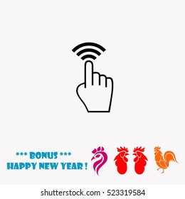 Click vector icon