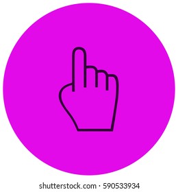 Click vector  icon