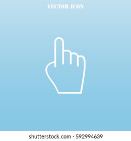 Click vector  icon.