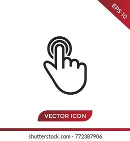 Click vector icon