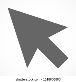 Click vector icon. Cursor icon illustration