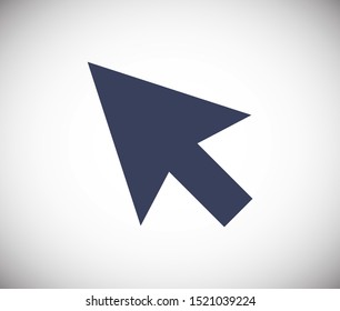 Click vector icon. Cursor icon illustration
