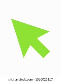 Click vector icon. Cursor icon illustration