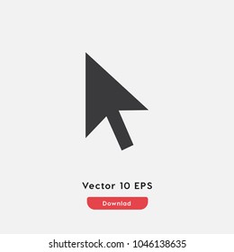 Click vector icon. Cursor symbol. Best modern flat pictogram illustration for web and mobile apps design.