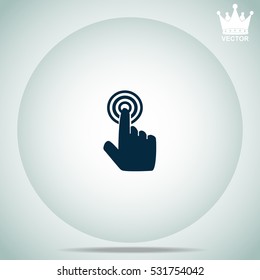 Click  vector illustration.