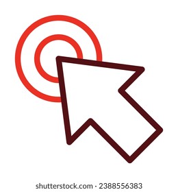 Click Vector Thick Line Two Color Icons For Personal And Commercial Use.
