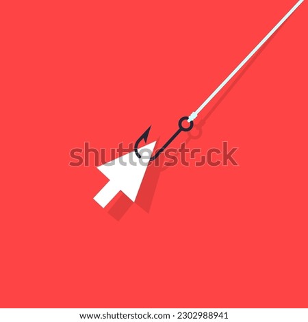 Clickbait arrow cursor image. Clipart image