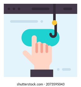 clickbait icon for website, application, printing, document, poster design, etc.