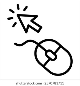Clicker Icon Element For Design