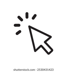 clicking, cursor, mouse icon vector 