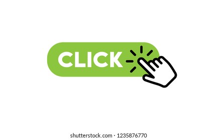 Clicking hand icon on click here button