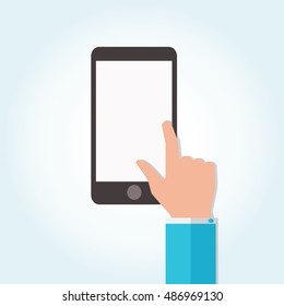 Clicking on the phone