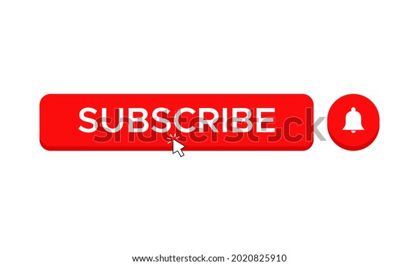 Clicking Subscribe Button Icon Vector Stock Vector (Royalty Free ...