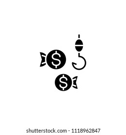 Client appeal black icon concept. Client appeal flat  vector symbol, sign, illustration.