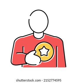 client bonus color icon vector. client bonus sign. isolated symbol illustration