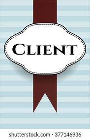 Client colorful banner