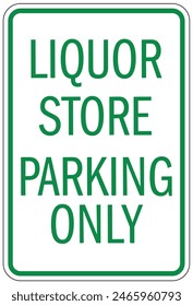 Client and customer parking sign