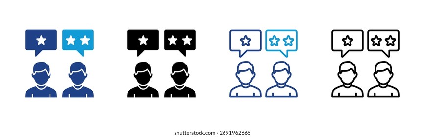 Client Feedback Consistent and versatile vector icons illustrating essential concepts in various styles