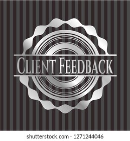 Client Feedback silver badge or emblem
