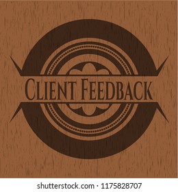 Client Feedback wood emblem