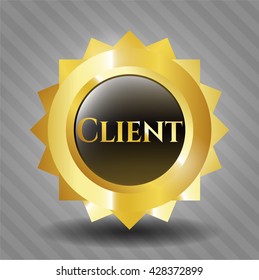 Client gold emblem