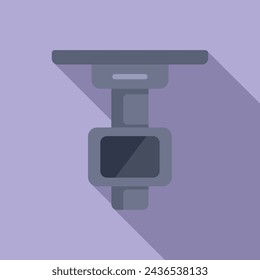 Client health image icon flat vector. Xray equipment. Operating individual